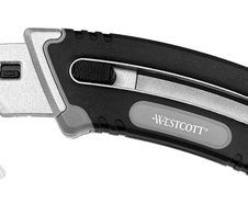 WESTCOTT Collapsible Utility Knife Cuttermesser 18 mm schwarz, silber