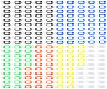200 Schlüsseanhänger bunt