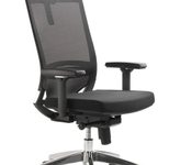 Mayer Bürostuhl myOPTIMAX, 2486 Stoff schwarz, Gestell alu