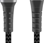 goobay Lightning/USB C Kabel 2,0 m grau, schwarz, 1 St.