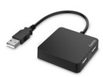 hama 4-fach USB-Hub USB 2.0