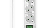 hama 6-fach Steckdosenleiste mit Schalter weiß