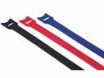 Hama Klettkabelbinder blau, rot, schwarz