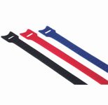 Hama Klettkabelbinder blau, rot, schwarz