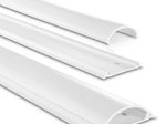 Hama halbrund PVC Kabelkanal 100 cm weiß