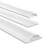 Hama halbrund PVC Kabelkanal 100 cm weiß