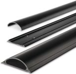 Hama halbrund PVC Kabelkanal 100 cm schwarz