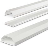 Hama eckig Alu Kabelkanal 110 cm weiß