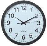 Hama Wanduhr Aruba Ø 40 cm schwarz