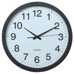 Hama Wanduhr Aruba Ø 40 cm schwarz