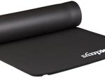 relaxdays Yogamatte schwarz 60,0 x 180,0 x 1,0