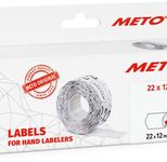 METO Preisetiketten 22,0 x 12,0 mm