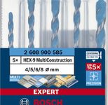 BOSCH Bohrer-Set EXPERT HEX-9 5-teilig