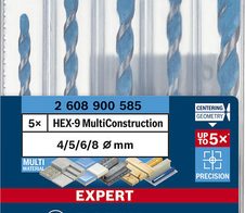 BOSCH Bohrer-Set EXPERT HEX-9 5-teilig