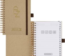 BRUNNEN Adressbuch caramel