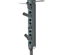 GARDENA combisystem Wandhalterung grau, blau