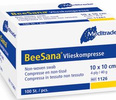 Meditrade® Vlies-Kompressen BeeSana® 10 cm x 10 cm