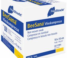 Meditrade® Vlies-Kompressen BeeSana® 10 cm x 10 cm