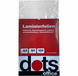 dots Laminierfolien glänzend 80 mikron A4