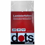 dots Laminierfolien glänzend 80 mikron A4