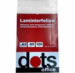 dots Laminierfolien glänzend 80 mikron A3