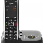 Gigaset E720A Schnurloses Telefon mit Anrufbeantworter schwarz