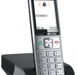 Gigaset COMFORT 500 Schnurloses Telefon schwarz-silber