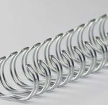 LMG Drahtbinderücken silber, matt DIN A4