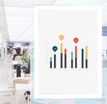 LMG Magnetrahmen selbstklebend A4 weiß