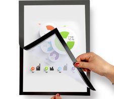 LMG Magnetrahmen A4 schwarz