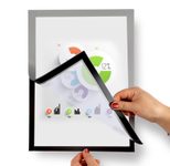 LMG Magnetrahmen A4 silber