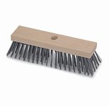 Nölle Drahtbesen Holz grau