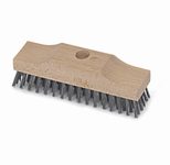 Nölle Drahtbesen Holz grau