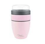 Milu Müsli-Becher-Set (3-tlg.) - pink