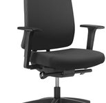 Dauphin Bürostuhl Indeed operator SLP, ID 7046_SLPP1 Stoff schwarz, Gestell schwarz