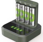 GP USB-Akku-Ladegerät inkl. Akkus B441U 4-Port