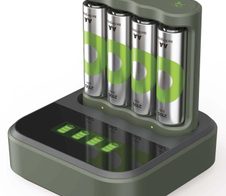GP USB-Akku-Ladegerät inkl. Akkus B441U 4-Port