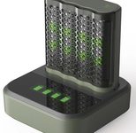 GP Akku-Schnellladegerät inkl. Akkus M452D 4-Port inkl. Dockingstation