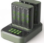 GP Akku-Schnellladegerät inkl. Akkus M452D 2x4-Port + Dockingstation