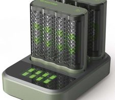 GP Akku-Schnellladegerät inkl. Akkus M452D 2x4-Port + Dockingstation
