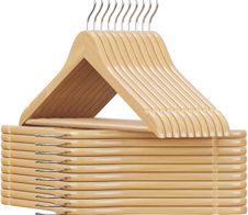 SONGMICS Kleiderbügel ahorn