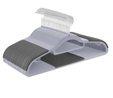 SONGMICS Kleiderbügel grau