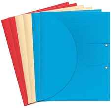 Je 1x Blau, Chamois, Rot