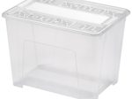 Aufbewahrungsbox TEX 28,0 x 38,0 x 27,2 cm transparent