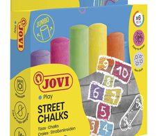 JOVI Street Chalks Straßenmalkreide Mehrfarbig