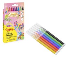 JOVI Filzstifte Glitzer Mehrfarbig