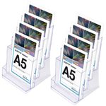 Showdown® Displays SL Tischprospekthalter A5 4-Fach transparent