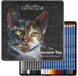 Brevillier's CRETACOLOR Aquarellstifte The Aquarino Box Mehrfarbig