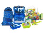 JOLLY Schulranzen-Set ERGONOMIC FLEXI 16,0 x 16,0 x 40,0 cm blau 20,0 l
