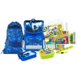 JOLLY Schulranzen-Set ERGONOMIC FLEXI 16,0 x 16,0 x 40,0 cm blau 20,0 l